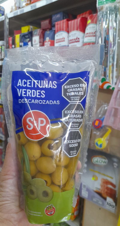 S&P Aceitunas Verdes Descarozadas x 300g