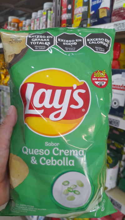 Lay´s Papas Fritas Sabor Queso Crema & Cebolla x 77g