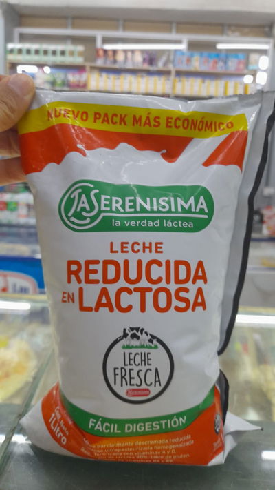 La Serenísima Leche Reducida en Lactosa x 1L