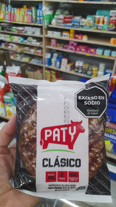 Paty Hamburguesas Clásico x 2uni. 160g
