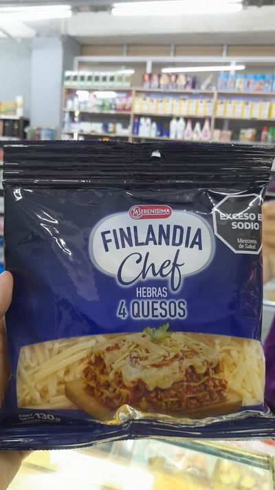 Finlandia Chef Hebras 4 Quesos x 130g