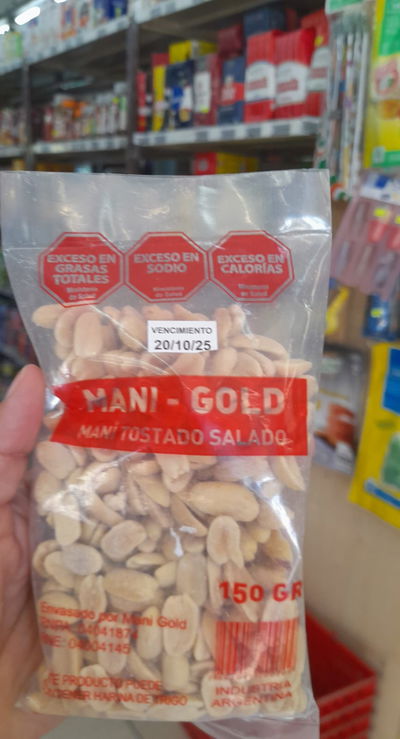 Maní-Gold Maní Tostados Salados Clásicos x 150g
