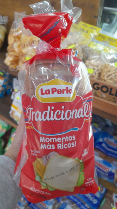 La Perla Pan Lactal Tradicional x 330g