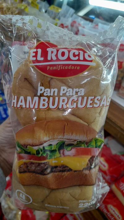 El Rocío Pan Para Hamburguesas x4uni. 220g