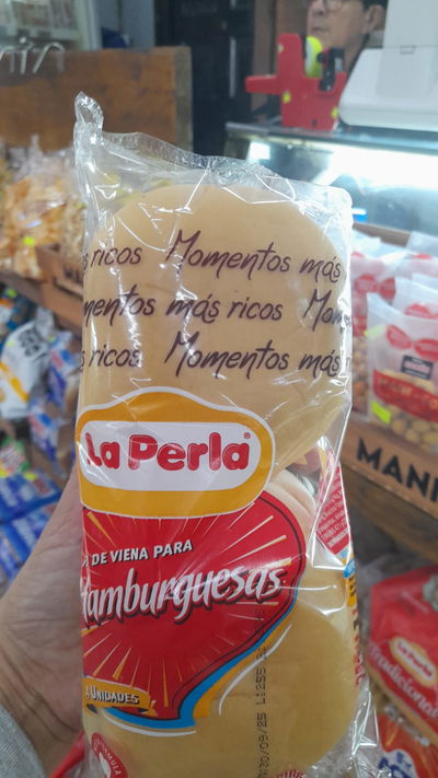 La Perla Pan de Viena Para Hamburguesas x 4uni. 210g