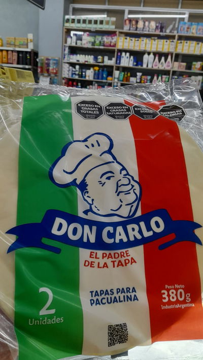 Don Carlo Tapas Para Pascualina x 2uni. 380g