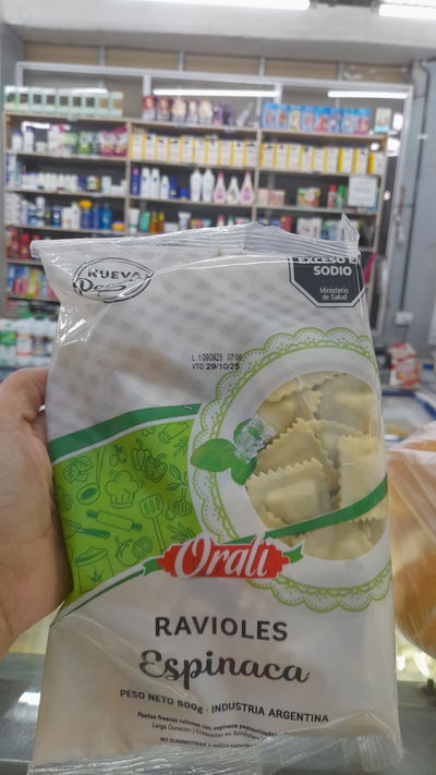 Oralí Ravioles de Espinaca x 500g