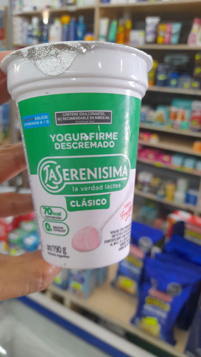 La Serenísima Yogur Firme Descremado Clásico x 190g