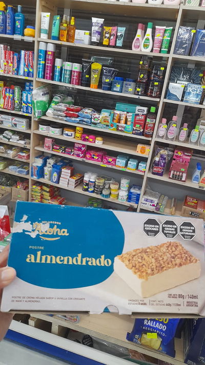 Aloha Postre Helado Almendrado x 140ml