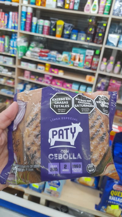 Paty Hamburguesas C/Cebolla x 2uni. 200g