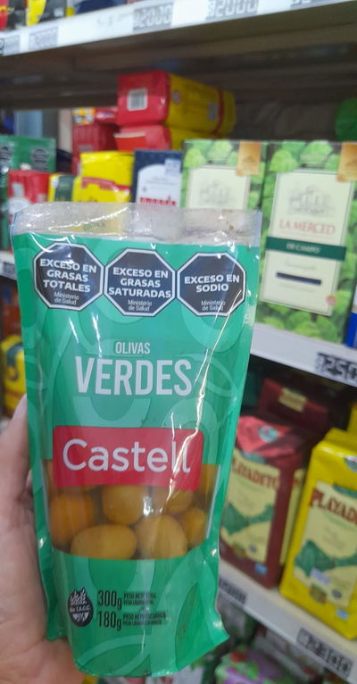Castell Aceitunas Verdes C/Carozo x 300g
