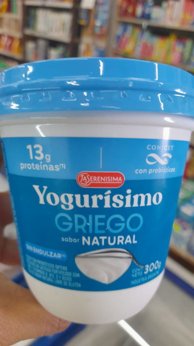 La Serenísima Yogurísimo Griego Natural S/Endulzar x 300g