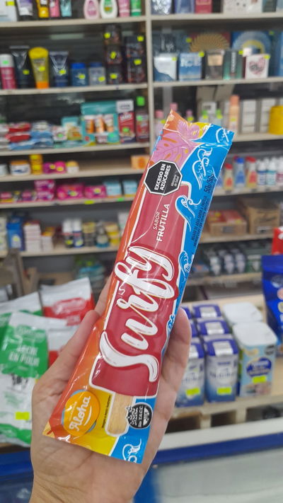 Aloha Helado Surfy de Frutilla x 50g