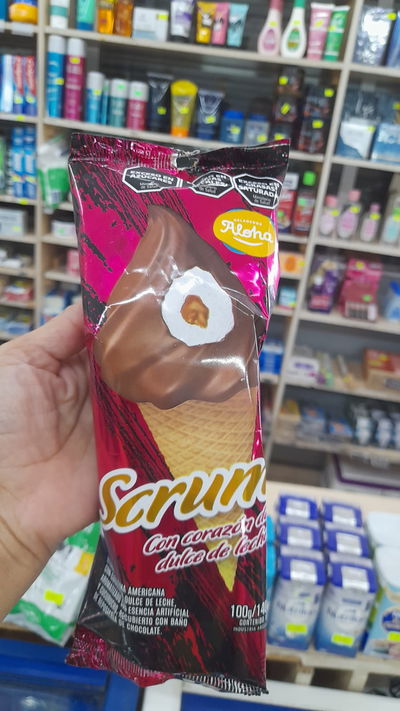 Aloha Helado Scrum C/ Corazón de Dulce de Leche x 100g