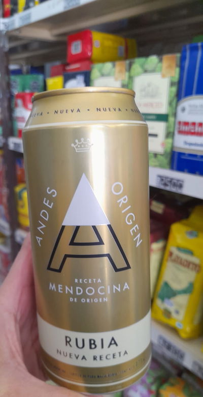 Cerveza Andes Origen Rubia en Lata x 473ml