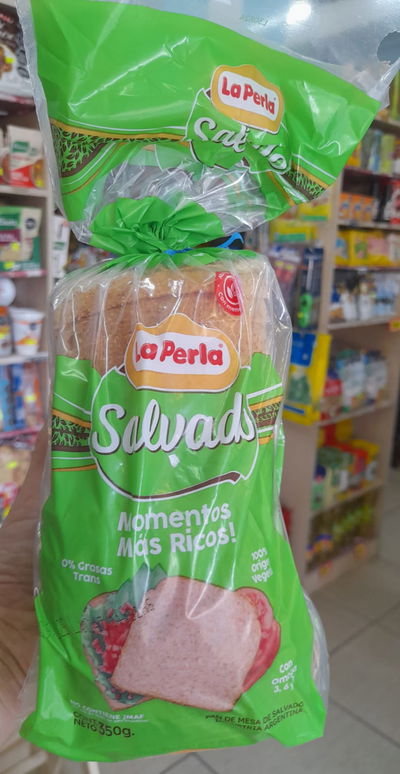 La Perla Pan Lactal  de Salvado x 350g