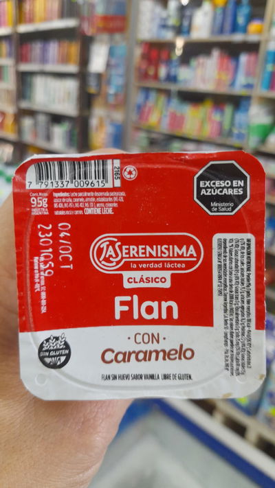 La Serenísima Clásico Flan C/Caramelo x 95g