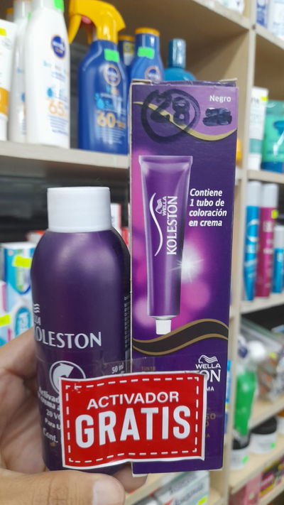 Kit Wella Koleston 28 Negro x 1uni.