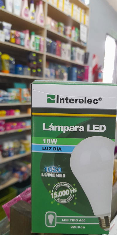 Interelec Lámpara Led Luz Día 18w x 1uni.
