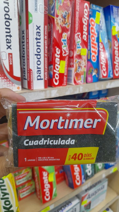 Mortimer Esponja Cuadriculada x 1uni.