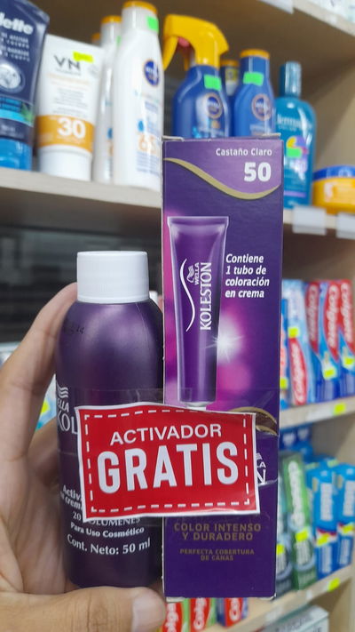 Kit Wella Koleston 50 Castaño Claro x 1uni.