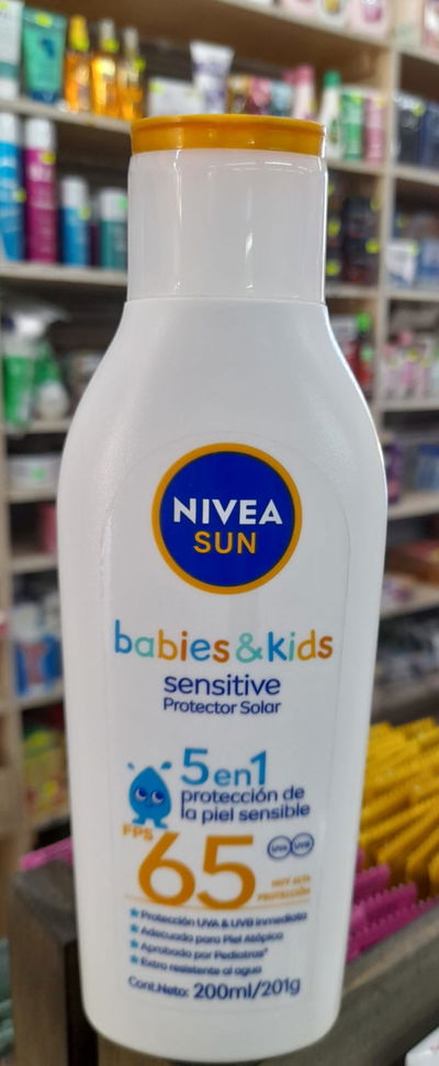 Nivea Sun Babies & Kids Sensitive 5en1  FPS 65 x 200ml