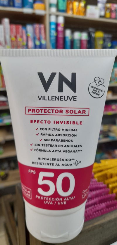 VN Villeneuve Protector Solar FPS 50 x 120ml