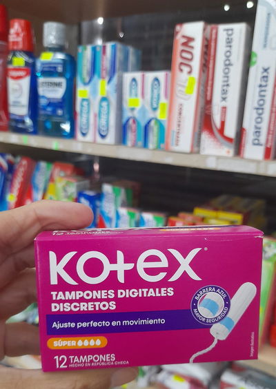 Kotex Tampones Super x 12uni.