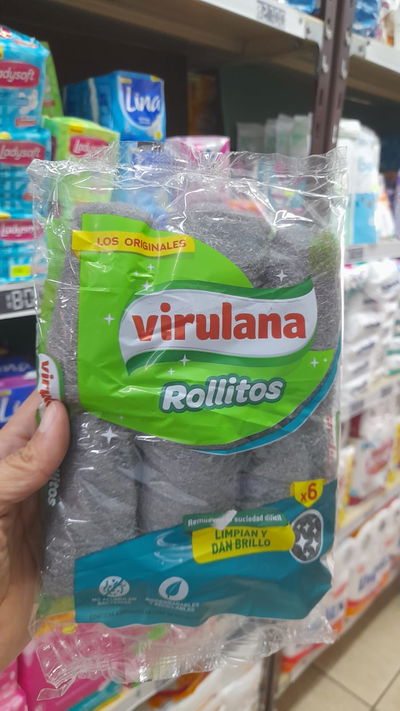 Virulana Rollitos para Lavar x 6uni.