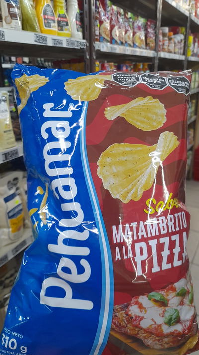 Pehuamar Papas Fritas Sabor Matambrito a la Pizza x 310g