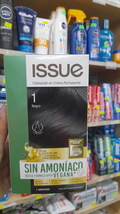 Issue Coloración Sin Amoníaco 1 Negro x 1uni.