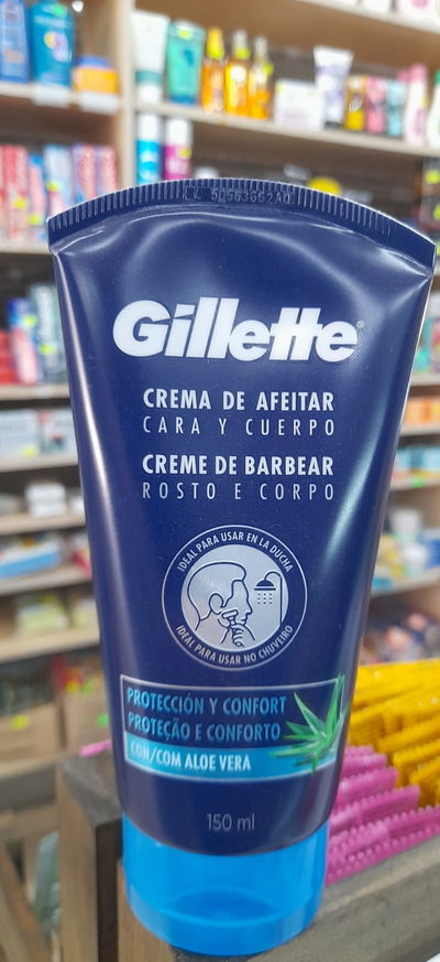 Gillette Crema de Afeitar C/Aloe Vera x 150ml