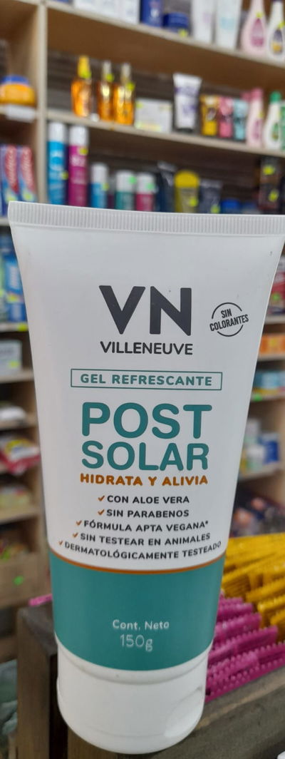 VN Villeneuve Gel Refrescante Post Solar S/Colorantes x 150g