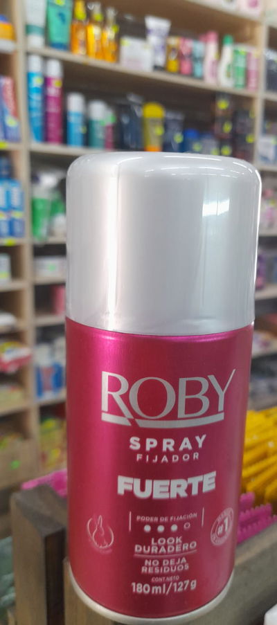 Roby Spray Fijador Fuerte x 180ml
