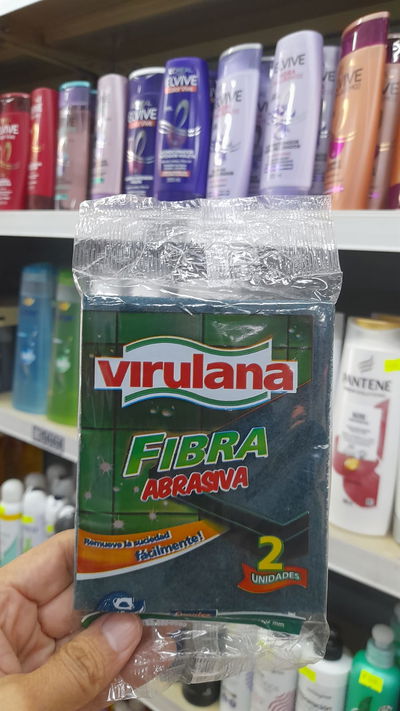 Virulana Esponja Fibra Abrasiva x 2uni.