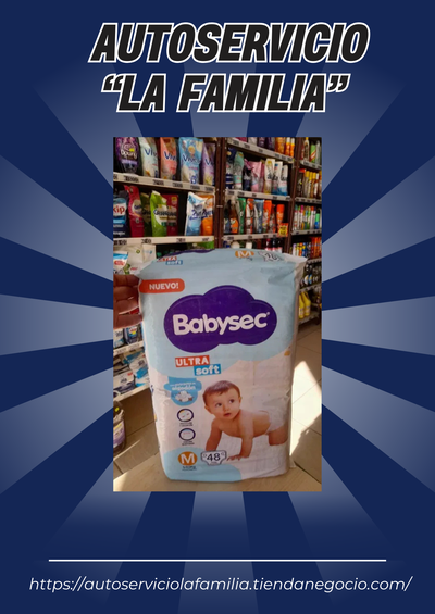 Babysec Ultra Soft Pañales para 5 - 9,5kg M x 48uni.