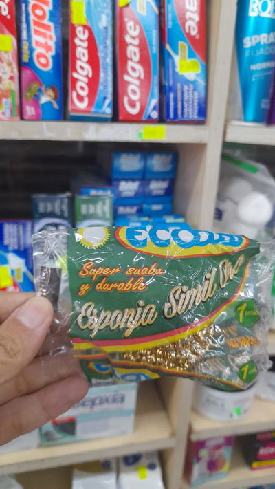 Ecooon Esponja Simil Oro para Lavar x 1uni.