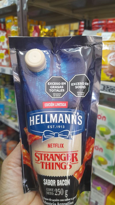 Hellmann's Mayonesa Edición Limitada Sabor Bacon x 250g