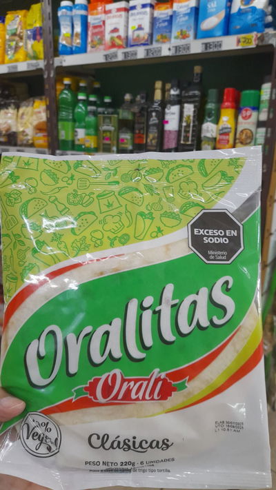 Oralí Oralitas Clásicas x 6uni. 220g