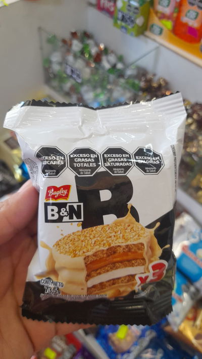Bagley Alfajor B&N x3 Blanco x 73g