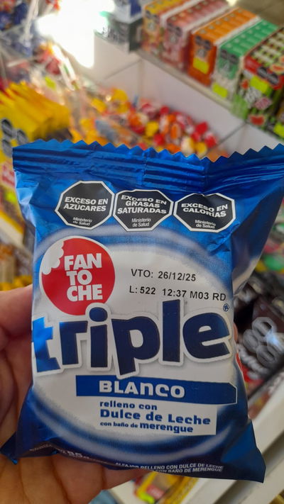 Fantoche Alfajor Triple Blanco x 85g