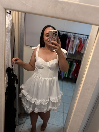 Vestido volados 