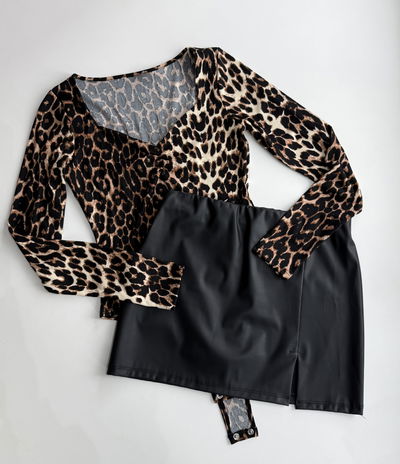 BODY ML CORTE CORAZON ESTAMPADO