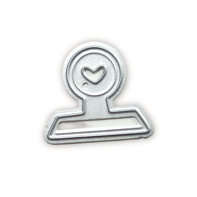 Troquel Clip Circulito Corazón