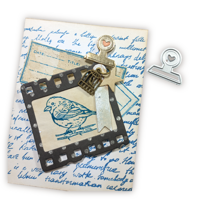 Troquel Clip Circulito Corazón