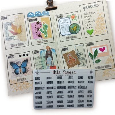 Stickers CRISTAL Mi Semana