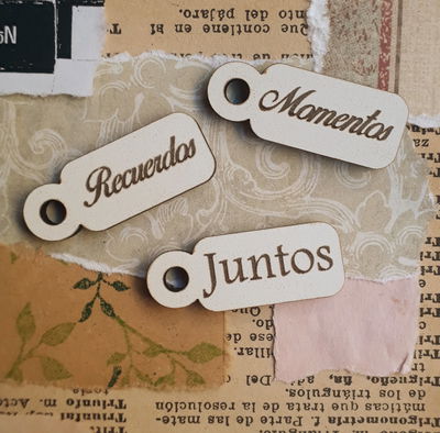 Dijes Con Palabras En Mdf