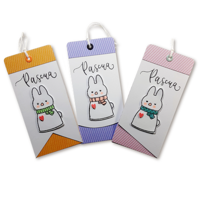 Set de 10 Sellos Primavera y Pascuas