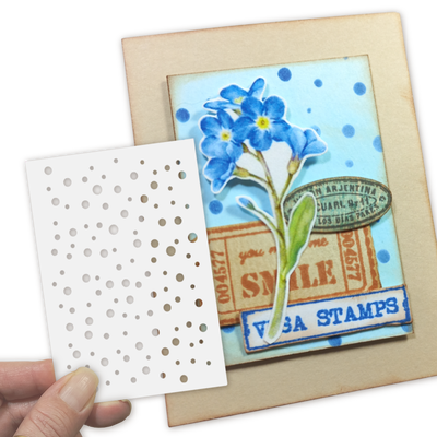 Stencil Mil Puntitos (Doble uso!)