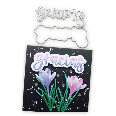 Troquel Palabra Gracias